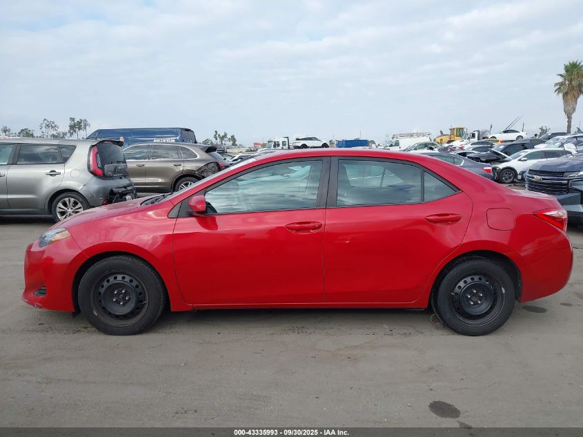 2018 Toyota Corolla Le VIN: 2T1BURHE0JC070543 Lot: 43335993