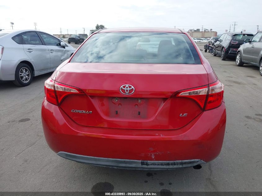 2018 Toyota Corolla Le VIN: 2T1BURHE0JC070543 Lot: 43335993