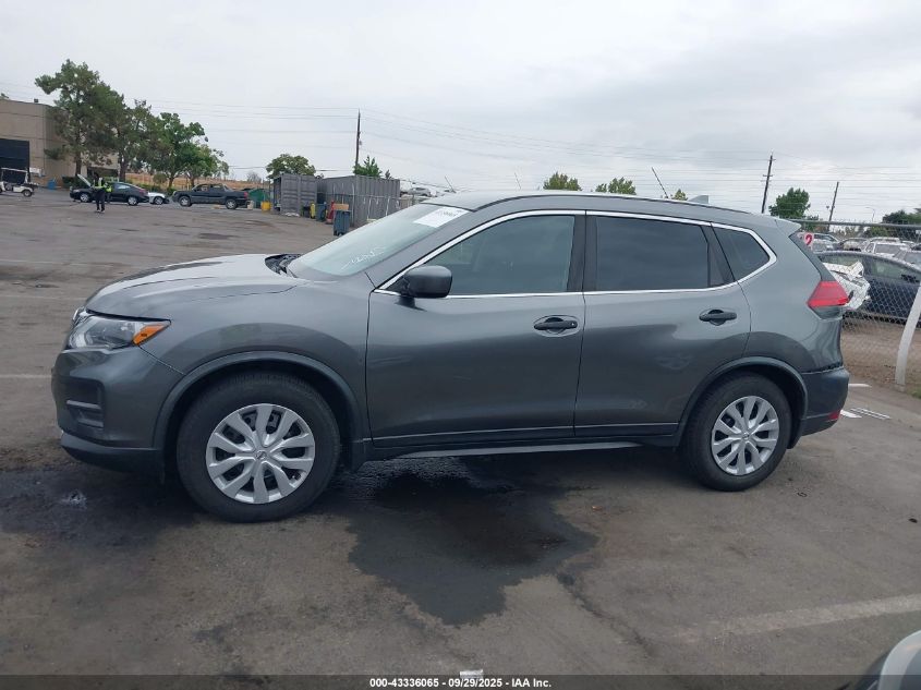 2017 Nissan Rogue S VIN: JN8AT2MT4HW138312 Lot: 43336065