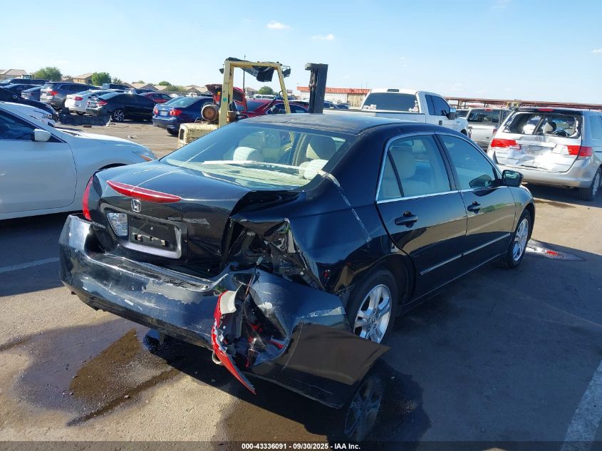 2007 Honda Accord 2.4 Ex VIN: 1HGCM56747A163288 Lot: 43336091