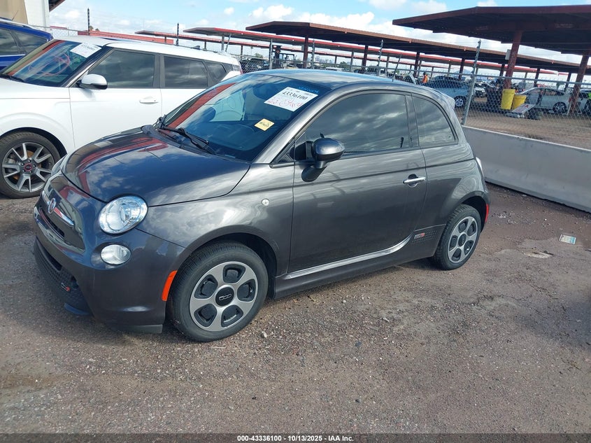 Vin: 3c3cffge6jt471689, lot: 43830809, fiat 500e battery electric 20182