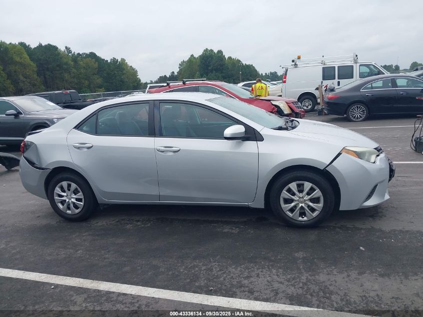 2014 Toyota Corolla L VIN: 2T1BURHE5EC147607 Lot: 43336134
