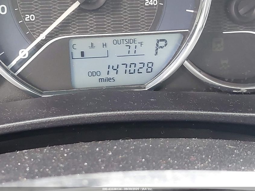 2014 Toyota Corolla L VIN: 2T1BURHE5EC147607 Lot: 43336134