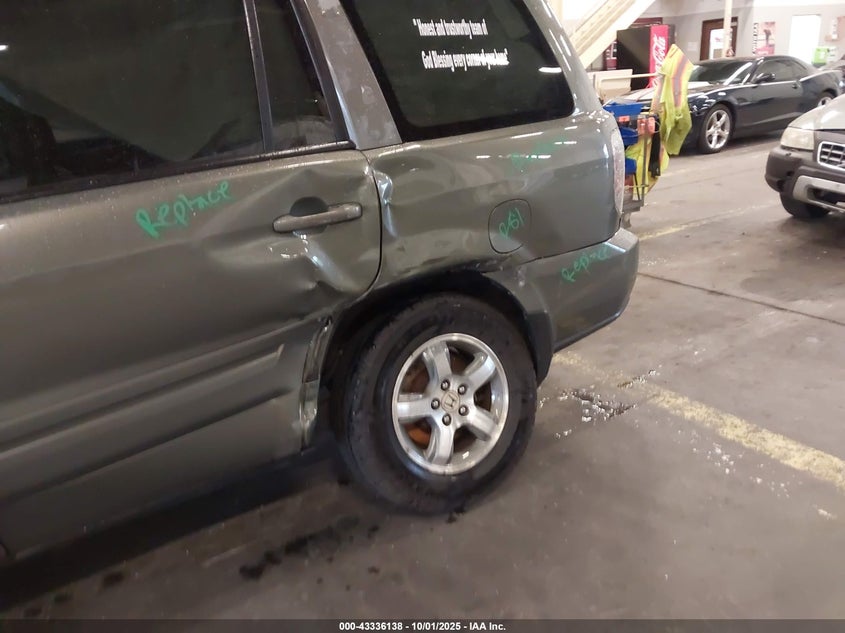 2007 Honda Pilot Ex-L VIN: 5FNYF18547B019511 Lot: 43336138