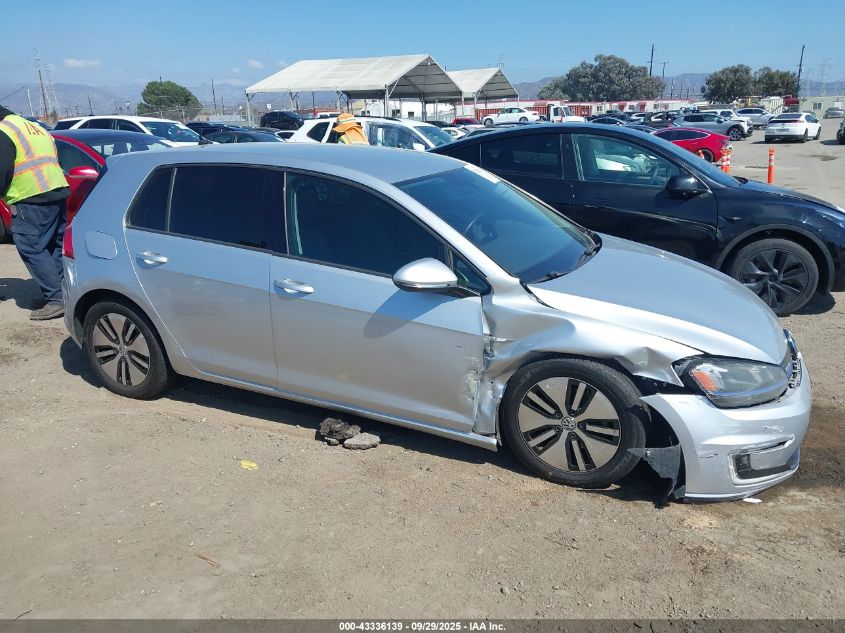 2015 Volkswagen E-Golf Sel Premium VIN: WVWPP7AU2FW902790 Lot: 43336139