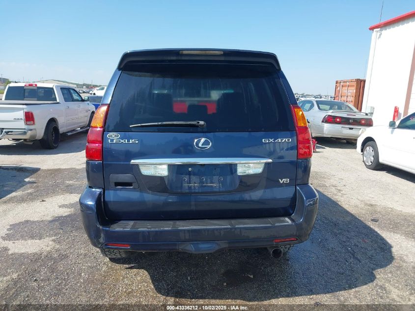 2004 Lexus Gx 470 VIN: JTJBT20X040061019 Lot: 43336212