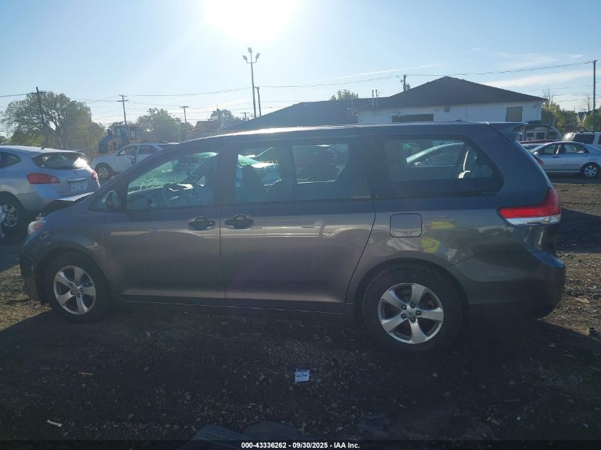 2013 Toyota Sienna L V6 7 Passenger VIN: 5TDZK3DC5DS314673 Lot: 43336262