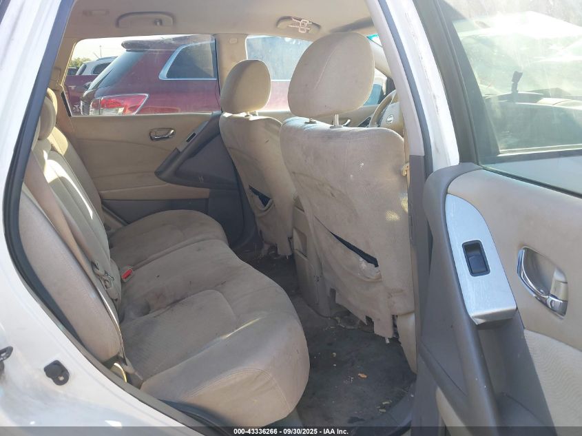 2010 Nissan Murano S VIN: JN8AZ1MU0AW020510 Lot: 43336266