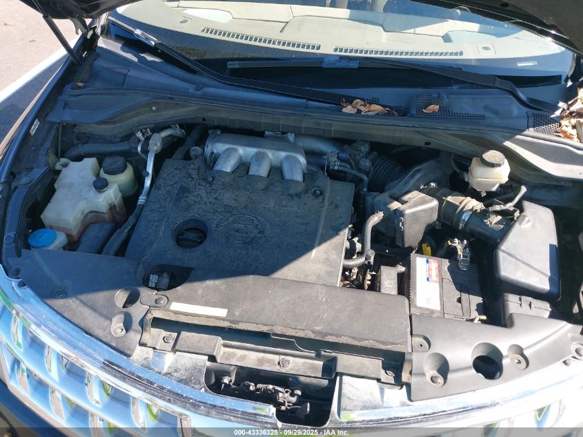 2007 Nissan Murano Sl VIN: JN8AZ08T47W532453 Lot: 43336325