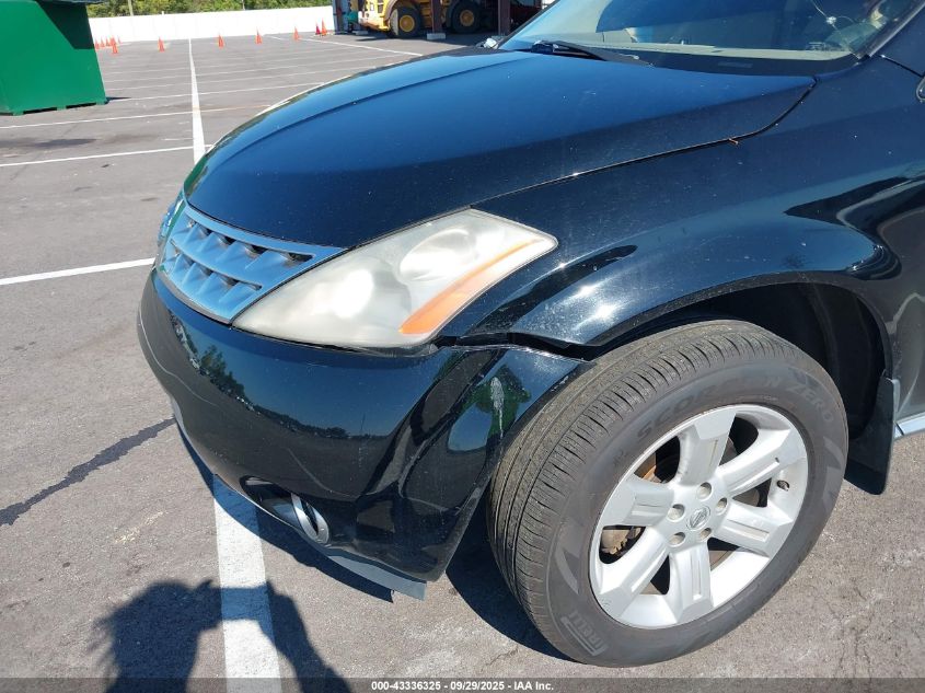 2007 Nissan Murano Sl VIN: JN8AZ08T47W532453 Lot: 43336325