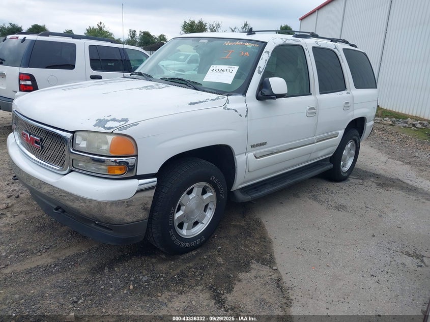 2006 GMC Yukon Slt white suv gasoline 1GKEK13T76J107260 photo #3