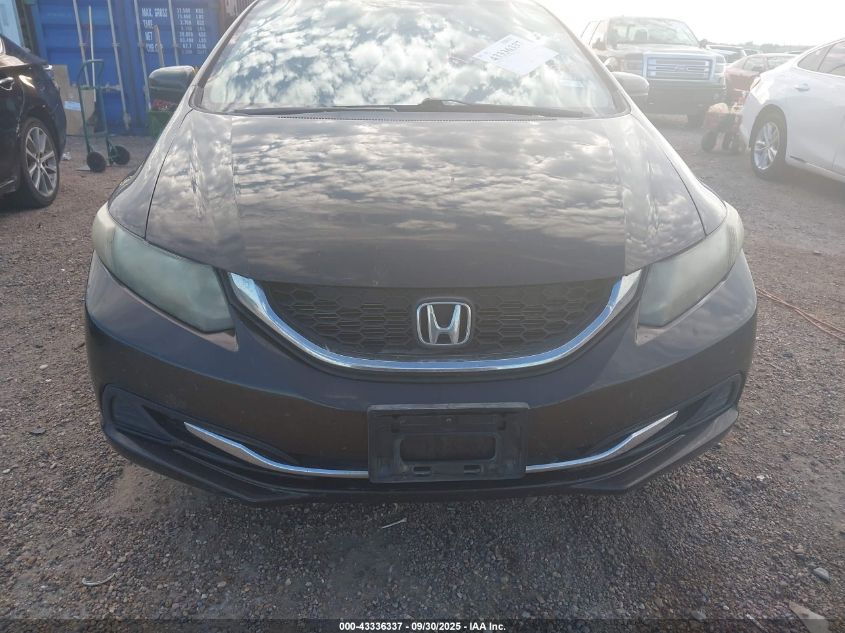 2014 Honda Civic Lx VIN: 2HGFB2F59EH539630 Lot: 43336337