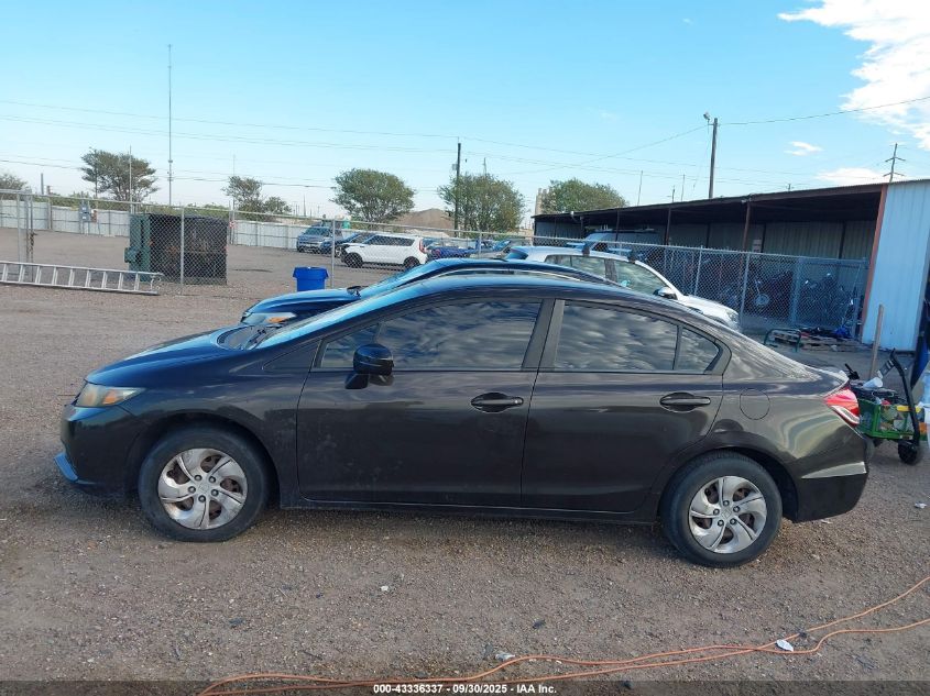 2014 Honda Civic Lx VIN: 2HGFB2F59EH539630 Lot: 43336337