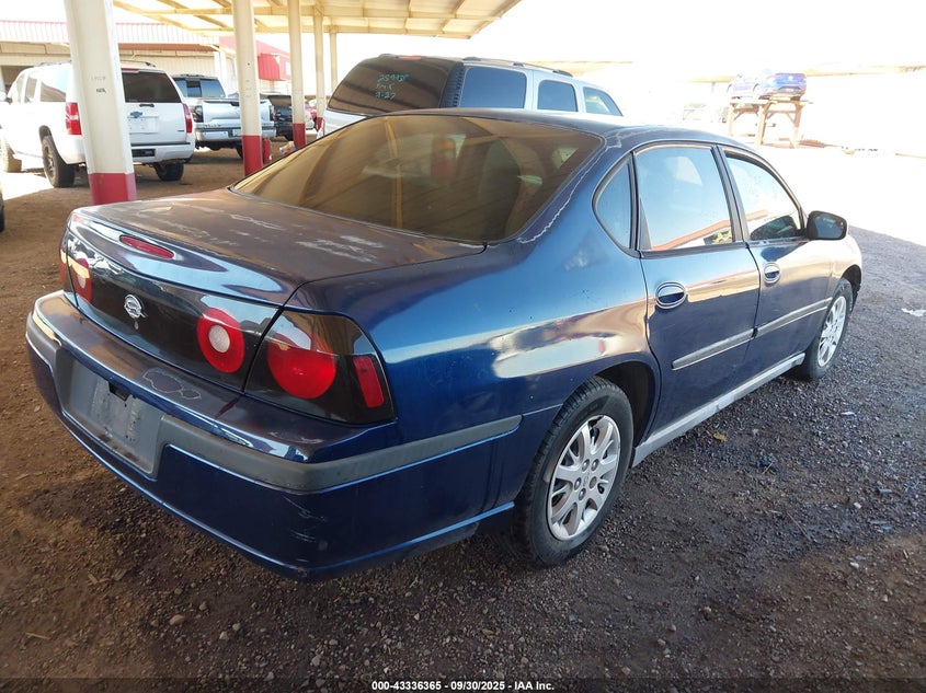 2G1WF52E159292004 2005 CHEVROLET IMPALA photo no. 4