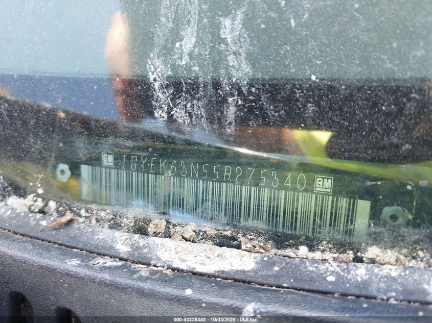 2005 Cadillac Escalade Standard VIN: 1GYEK63N35R257340 Lot: 43336388