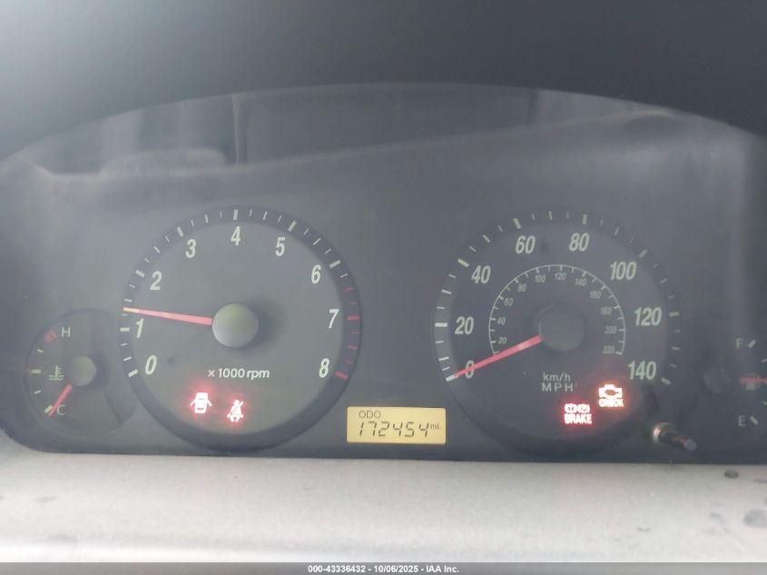 2005 Hyundai Elantra Gls/Gt VIN: KMHDN46D45U165209 Lot: 43336432