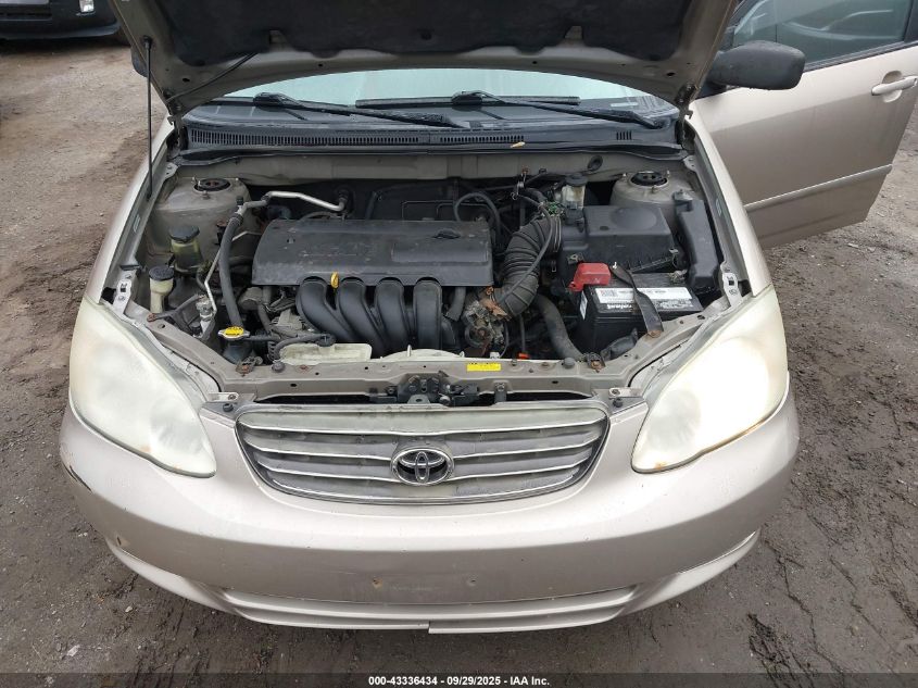 2004 Toyota Corolla Le VIN: 1NXBR32E34Z314549 Lot: 43336434