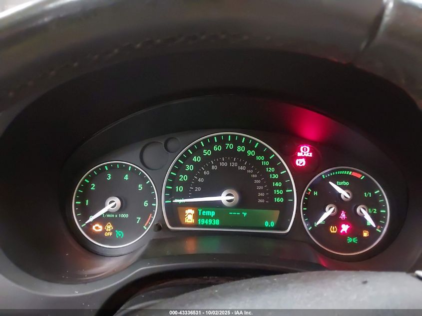 2009 Saab 9-3 2.0T VIN: YS3FB49YX91016923 Lot: 43336531