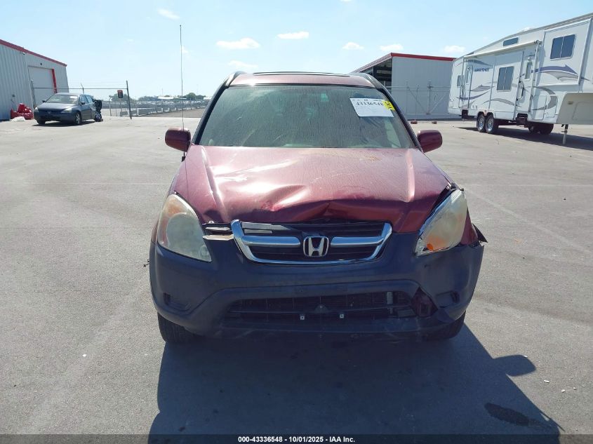 2004 Honda Cr-V Ex VIN: SHSRD78804U212850 Lot: 43336548