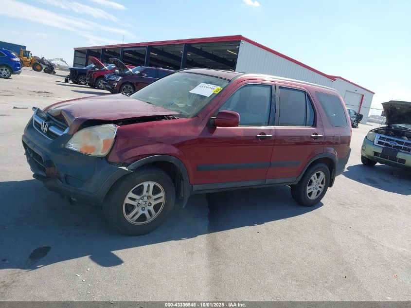 2004 Honda Cr-V Ex VIN: SHSRD78804U212850 Lot: 43336548