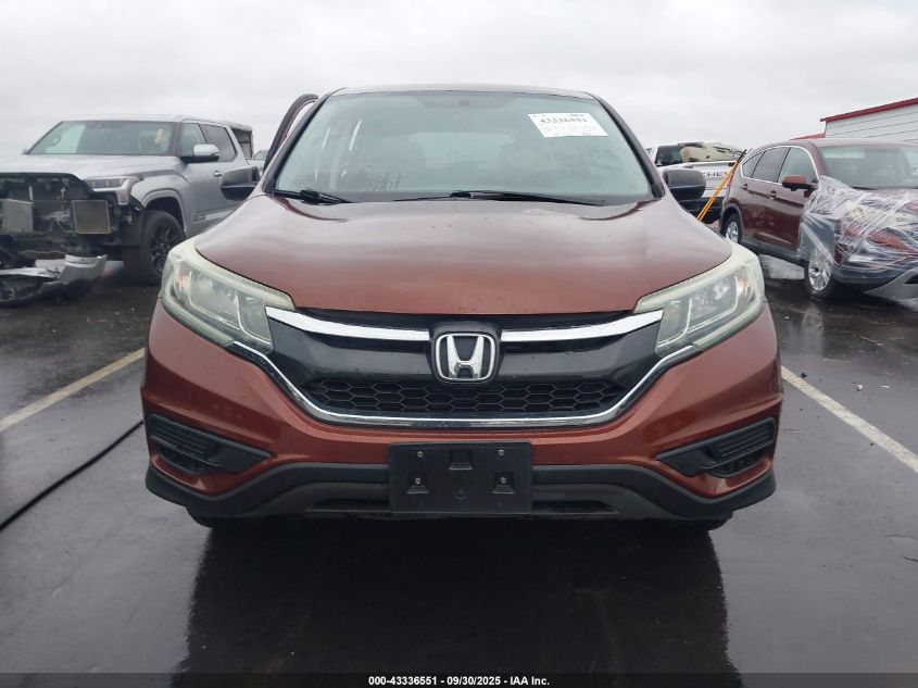 2015 Honda Cr-V Lx VIN: 2HKRM3H38FH547086 Lot: 43336551