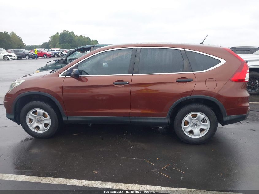 2015 Honda Cr-V Lx VIN: 2HKRM3H38FH547086 Lot: 43336551