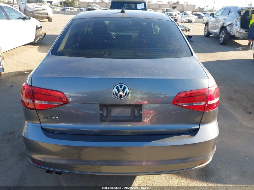 2015 Volkswagen Jetta 2.0L S VIN: 3VW1K7AJ9FM311217 Lot: 43336568