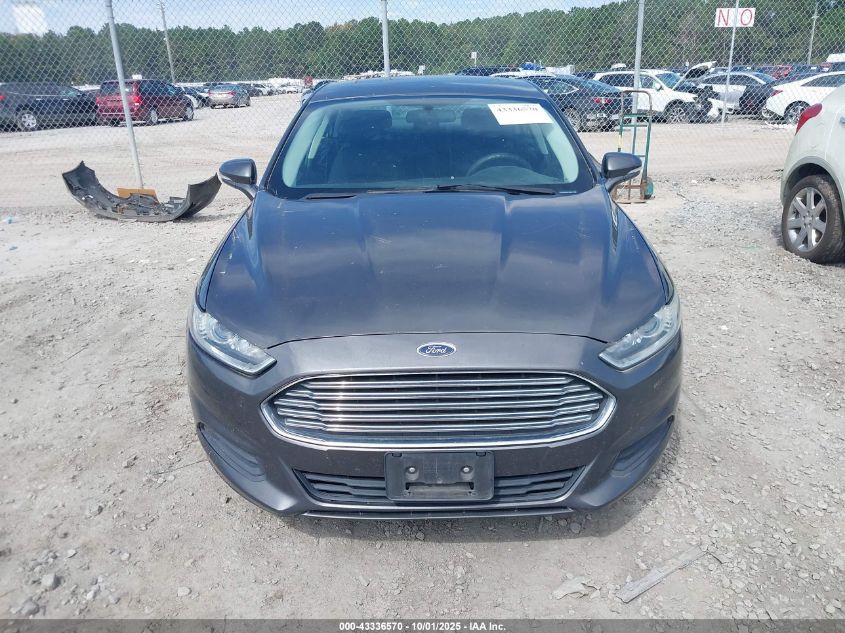 2016 Ford Fusion VIN: 3FA6T0HD0GR100953 Lot: 43336570