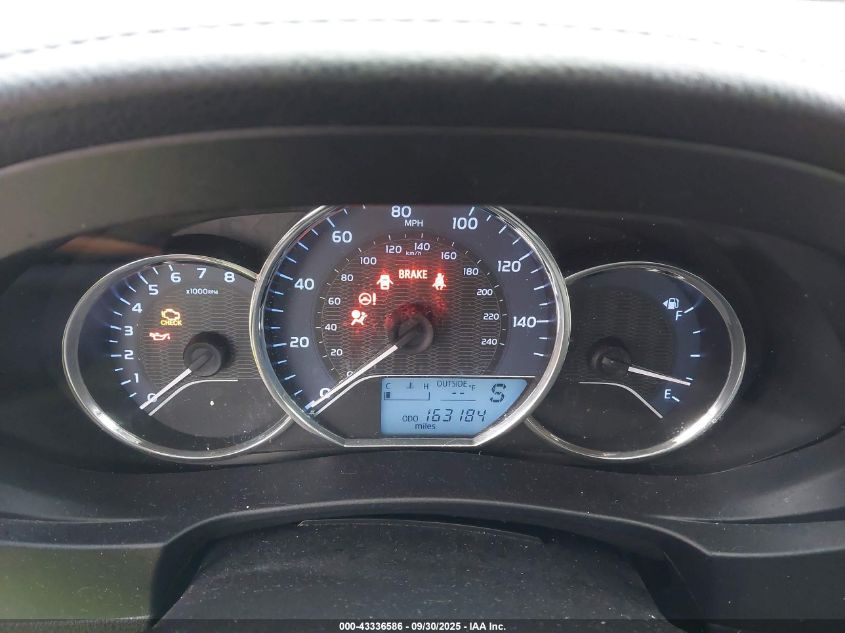 2014 Toyota Corolla Le VIN: 5YFBURHE5EP120164 Lot: 43336586