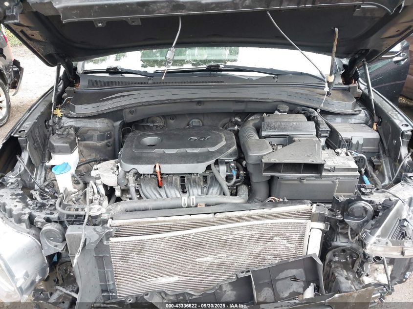 2019 Hyundai Santa Fe Sel VIN: 5NMS3CAD1KH062691 Lot: 43336622