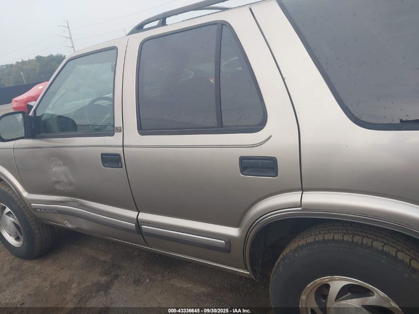 2001 Chevrolet Blazer Lt VIN: 1GNDT13WX12166411 Lot: 43336645