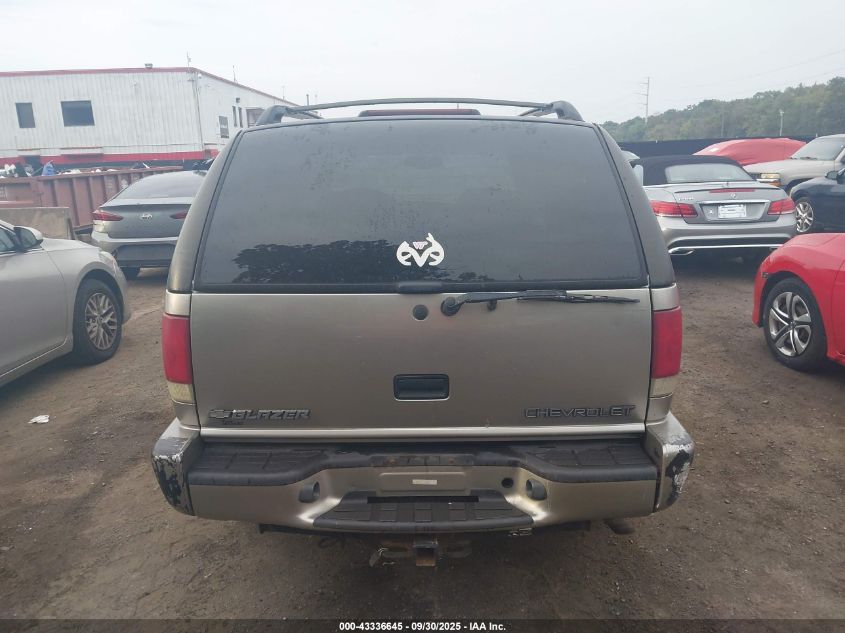 2001 Chevrolet Blazer Lt VIN: 1GNDT13WX12166411 Lot: 43336645