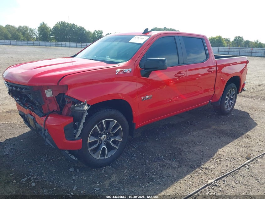 2020 CHEVROLET SILVERADO 1500 4WD  SHORT BED RST - 3GCUYEED5LG428181