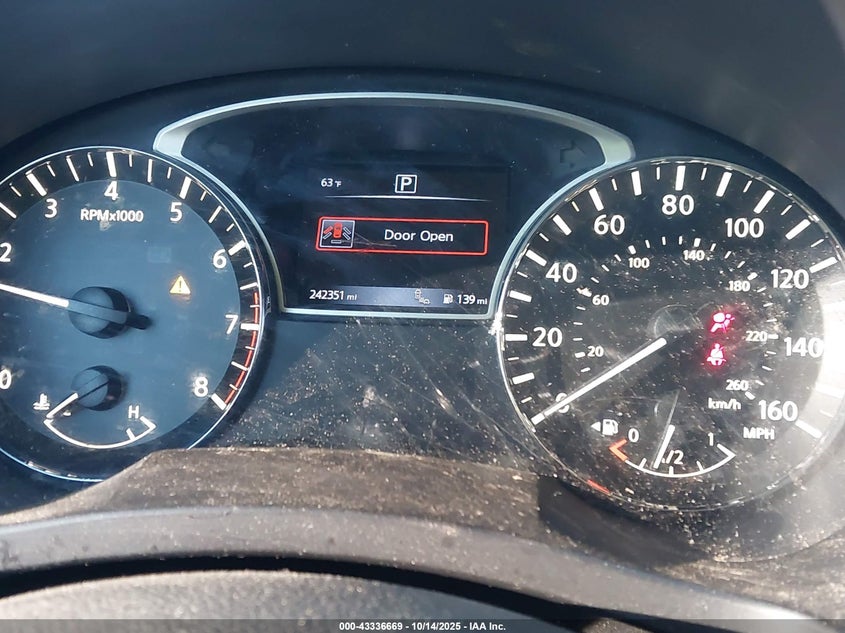 2017 NISSAN ALTIMA 2.5 SV 1N4AL3AP2HC223116