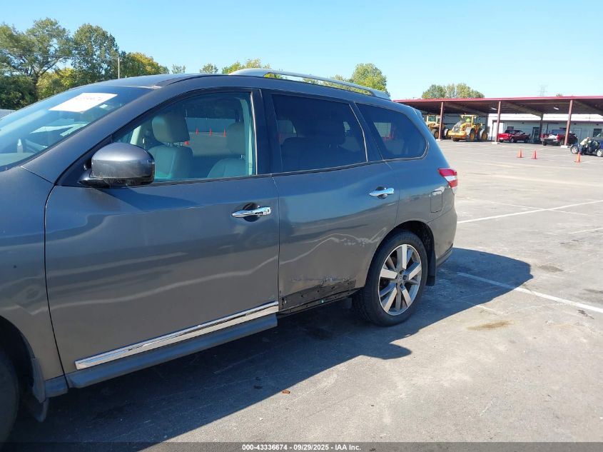 2014 Nissan Pathfinder Hybrid Platinum VIN: 5N1CR2MNXEC653862 Lot: 43336674