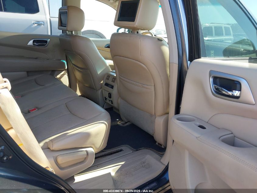 2014 Nissan Pathfinder Hybrid Platinum VIN: 5N1CR2MNXEC653862 Lot: 43336674