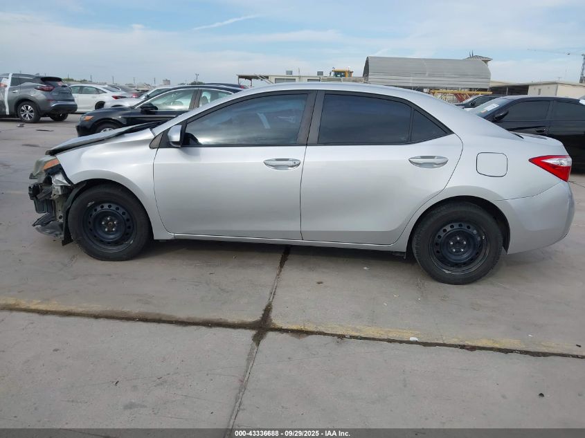 2016 Toyota Corolla Le VIN: 5YFBURHE4GP389047 Lot: 43336688