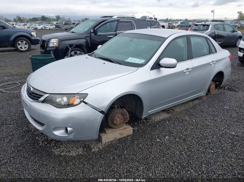 2009 Subaru Impreza 2.5I silver sedan gasoline JF1GE61649H517568 photo #3