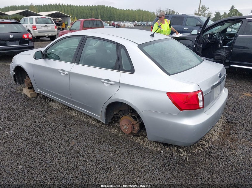 2009 Subaru Impreza 2.5I silver sedan gasoline JF1GE61649H517568 photo #4