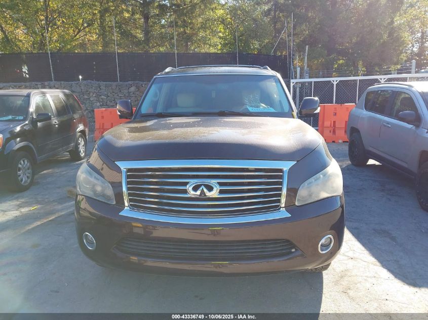 2012 Infiniti Qx56 VIN: JN8AZ2NE7C9022026 Lot: 43336749