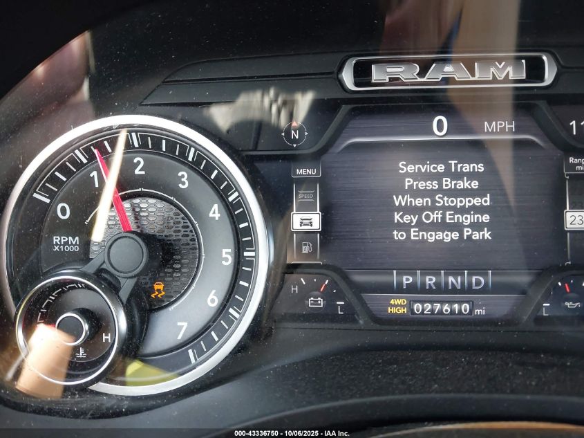 2019 Ram 1500 Laramie 4X4 5'7 Box VIN: 1C6SRFJTXKN907930 Lot: 43336750