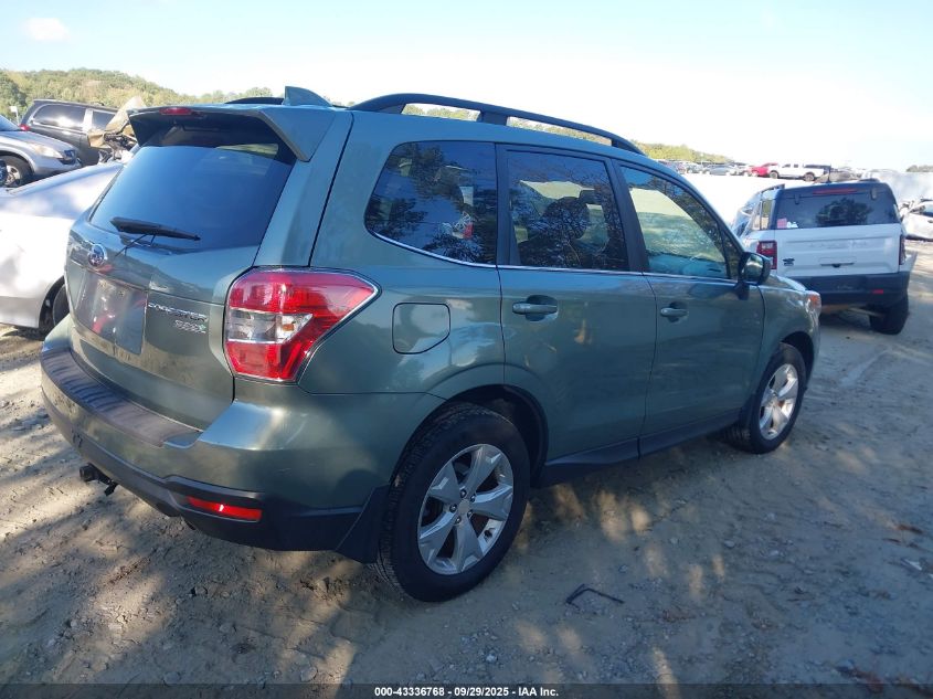 2016 Subaru Forester 2.5I Limited VIN: JF2SJAHC7GH418157 Lot: 43336768