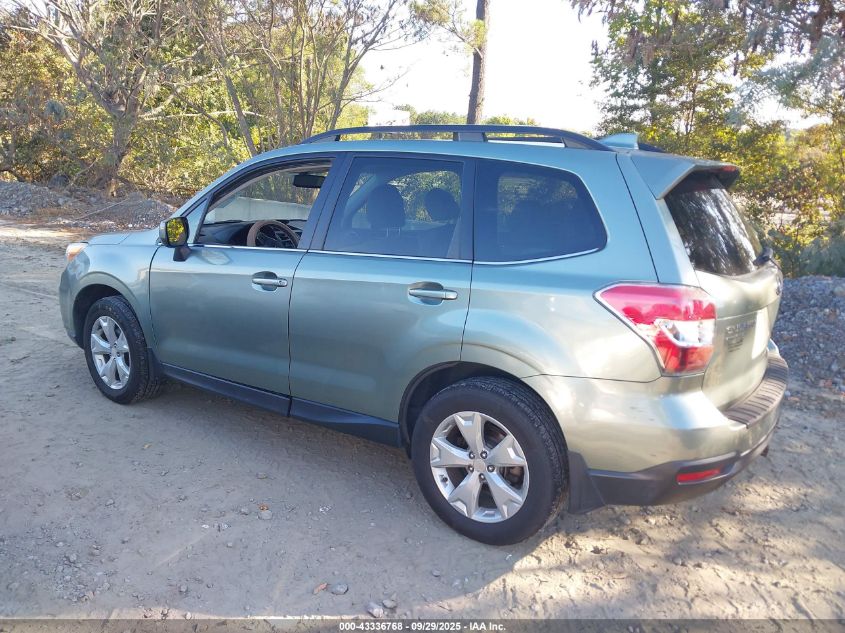 2016 Subaru Forester 2.5I Limited VIN: JF2SJAHC7GH418157 Lot: 43336768