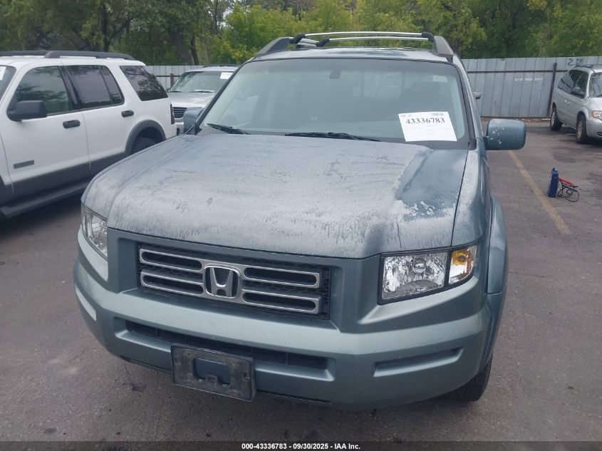 2006 Honda Ridgeline Rtl VIN: 2HJYK16566H560742 Lot: 43336783