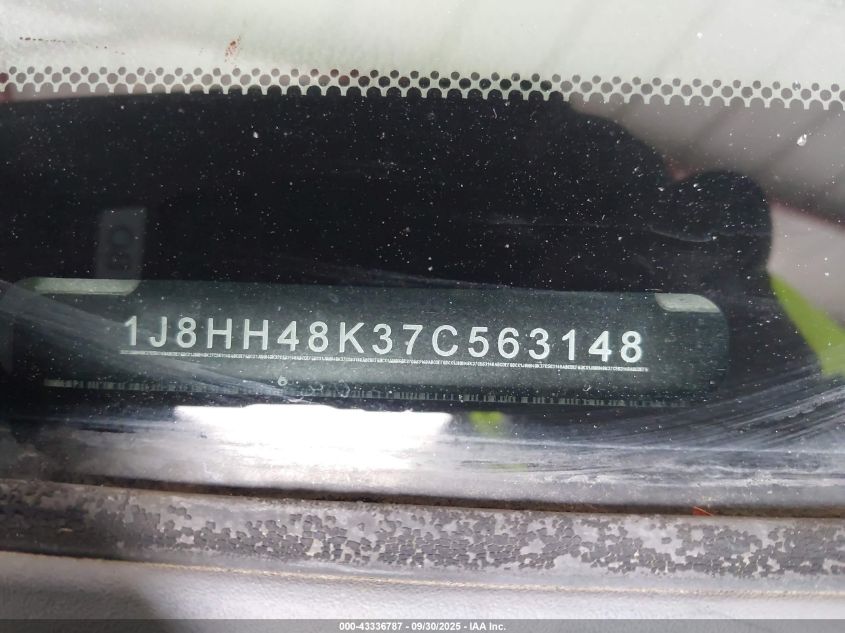 2007 Jeep Commander Sport VIN: 1J8HH48K37C563148 Lot: 43336787