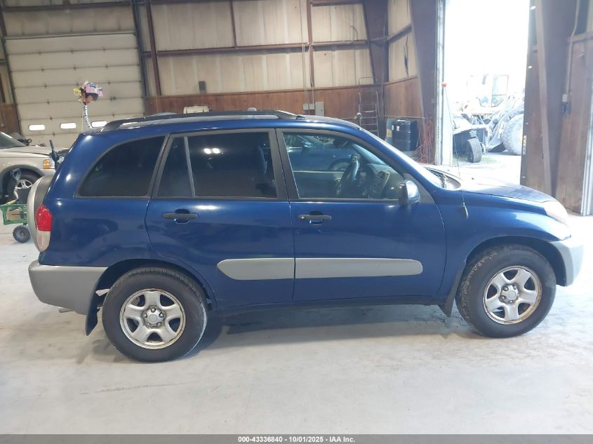2003 Toyota Rav4 VIN: JTEHH20V730261323 Lot: 43336840