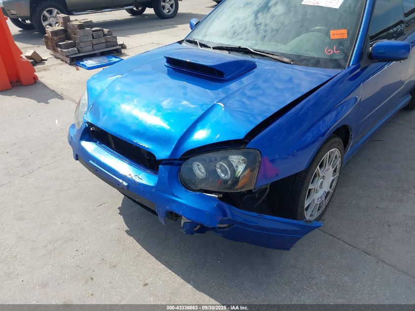 2005 Subaru Impreza Wrx VIN: JF1GD29605G505028 Lot: 43336863