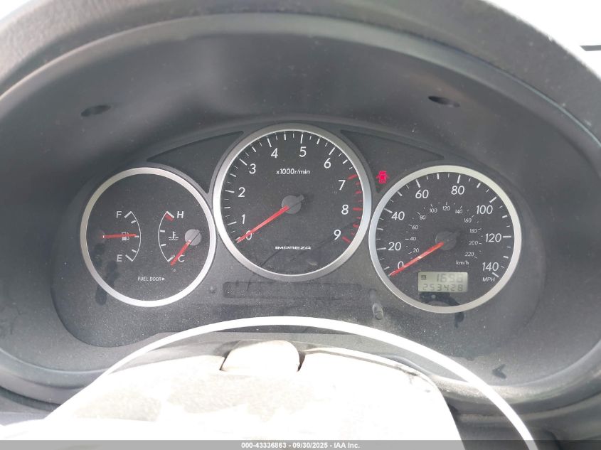 2005 Subaru Impreza Wrx VIN: JF1GD29605G505028 Lot: 43336863