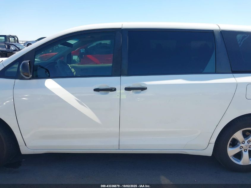 2013 Toyota Sienna L V6 7 Passenger VIN: 5TDZK3DC4DS299440 Lot: 43336879