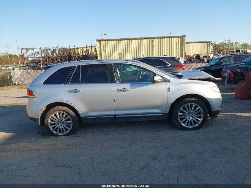 2012 Lincoln Mkx VIN: 2LMDJ8JK4CBL16985 Lot: 43336926